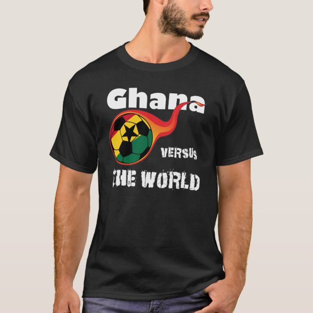 T-shirt Coupe du monde - Ghana contre le monde (Devant)