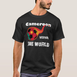 T-shirt Coupe Du Monde - Le Cameroun Contre Le Monde