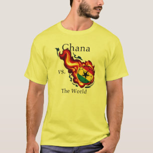 T-shirt Coupe Du Monde - Le Ghana Contre La Balle Mondiale