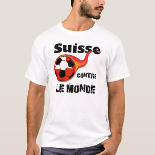 T-shirt Coupe du monde - Suisse contre monde