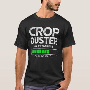 T-shirt Coupe Duster En Cours Veuillez Attendre... Pilote 