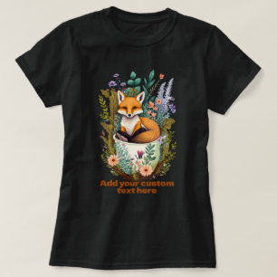 T-shirt Coupe fleur sauvage, Fox Lovers