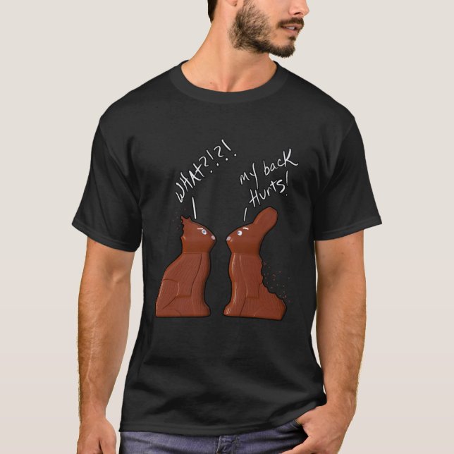 T-shirt Coupe Joke Sarcastic Bunnies Easter (Devant)