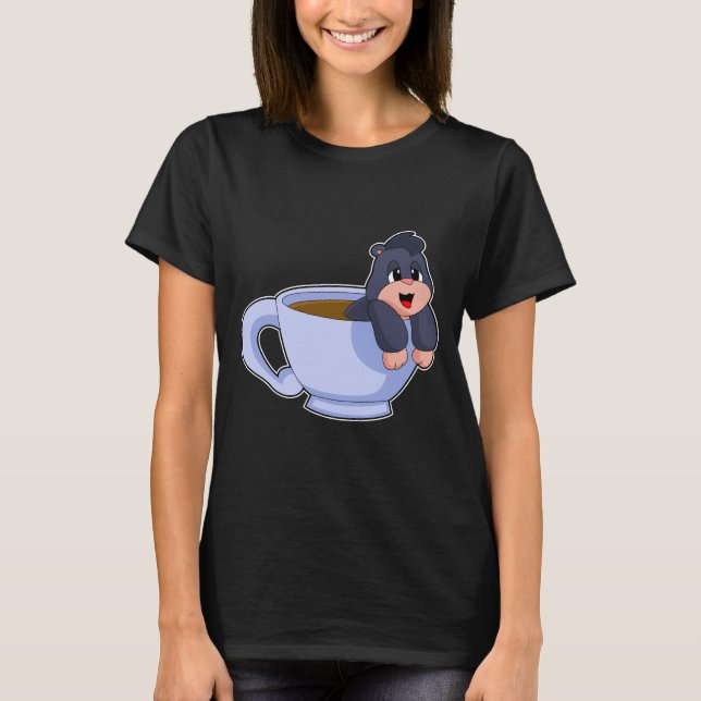 T-shirt Coupe Mole Coffee (Devant)