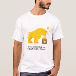 T-shirt Coupe stock de course alimentée par Bitcoin