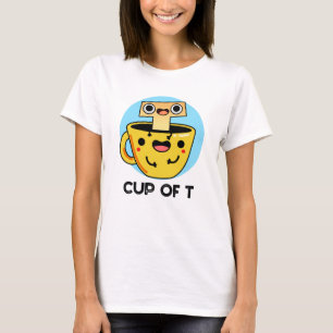 T-shirt Coupe T Funny Alphabet Thé Pun