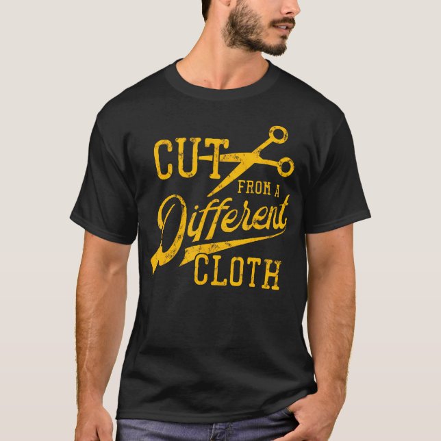 T-shirt Couper À Partir D'Un Autre Tissu Urbain (Devant)