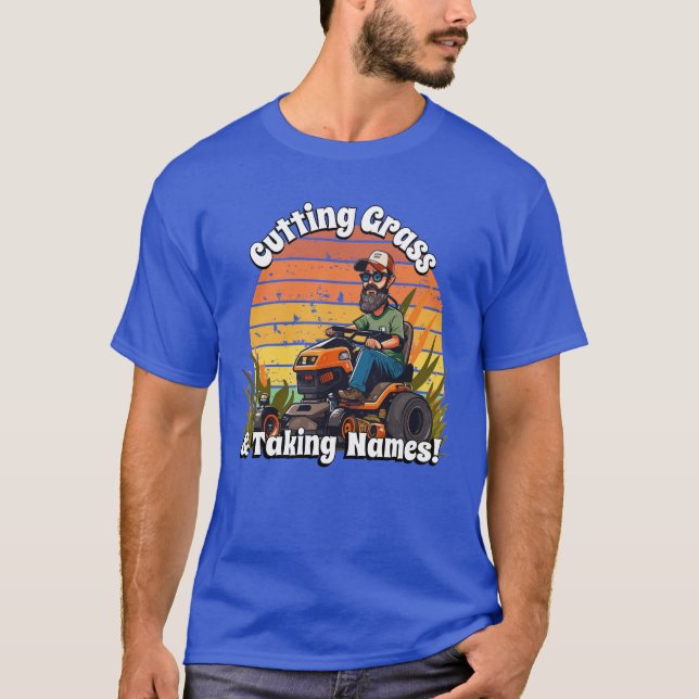 T-shirt Couper l'herbe et prendre des noms (Devant)