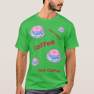 T-shirt Coupes de café pastel cappuccino amant