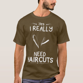 T-shirt Coupes De Cheveux Drôle Conception Pour Cadeau 12