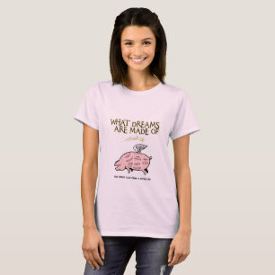 T-shirt Coupes De Cochon Volantes-De Quoi Les Rêves Sont F