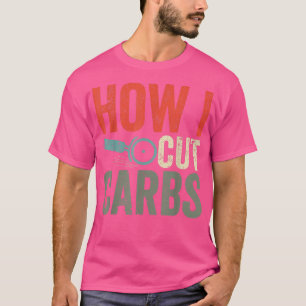 T-shirt Coupeuse à pizza Drôles de pizzas Coupe de glucide