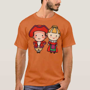 T-shirt Couple britannique de l'époque victorienne en C tr