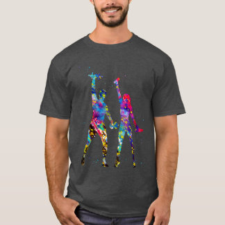 T-shirt Couple d'alimentation de fitness 1