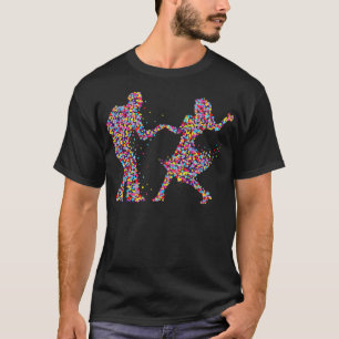 T-shirt Couple Dance Danser Danser Couple Cadeau
