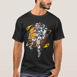T-shirt Couple d'astronautes de l'espace