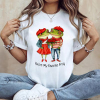 Couple de grenouilles mignonnes