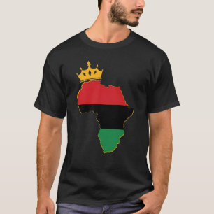 T-shirt Couple de la reine noire jumelé afro-américain