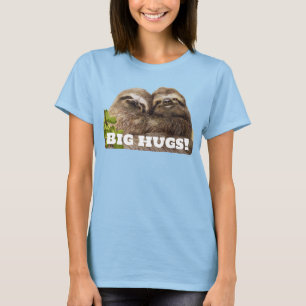 T-shirt Couple de paresseux