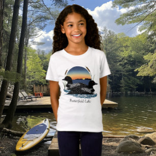 T-Shirt Couple de plongeons du lac Butterfield