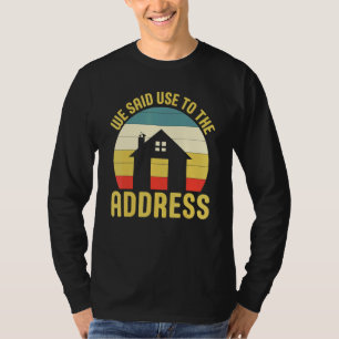 T-shirt Couple de primo-accédants pour annonce de déménage