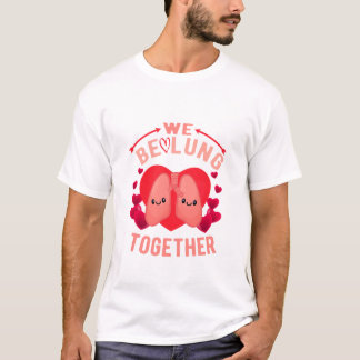 T-shirt Couple de thérapeute respiratoire Nous sommes ense
