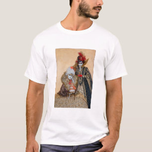 T-shirt Couple en costume de Carnaval, Venise