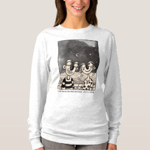 T-shirt Couple En encre d'amour Dessin personnalisé