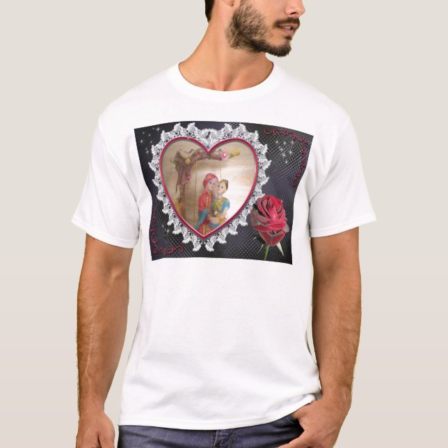 T-shirt Couple Mariage asiatique sur l'art de la bascule c (Devant)