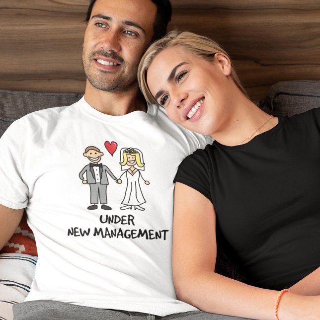T-shirt Couple mariage - Sous la nouvelle gestion (Créateur téléchargé)