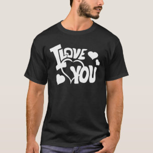 T-shirt Couple Personnalisé Je T'Aime Drôle À Dire Adieu
