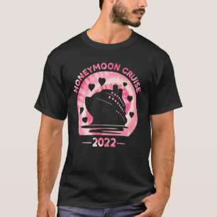 T-shirt Couples de croisière en lune de miel Tie Dye Impri