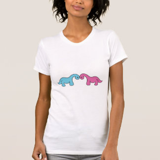 T-shirt Couples de dinosaure