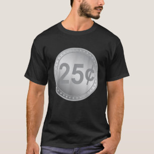T-shirt Couples en quarts de machine à gumball Costume d'H