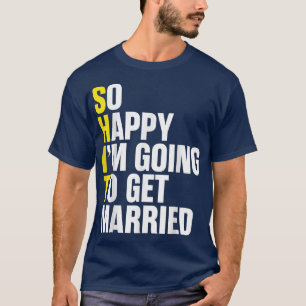 T-shirt Couples mariés et mariés Amusants Fiançailles Mari