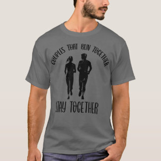 T-shirt Couples Qui Se Couchent, Restent Ensemble