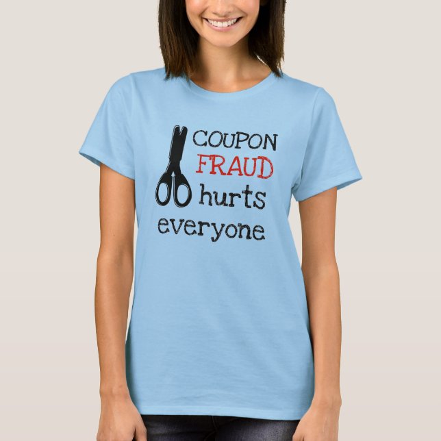 T-shirt Coupon Fraude Blessures (Devant)