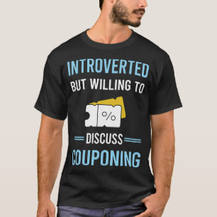T-shirt Couponing Introverti de Coupons de Rabaissement