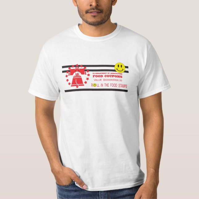 T-shirt Coupons alimentaires (Devant)