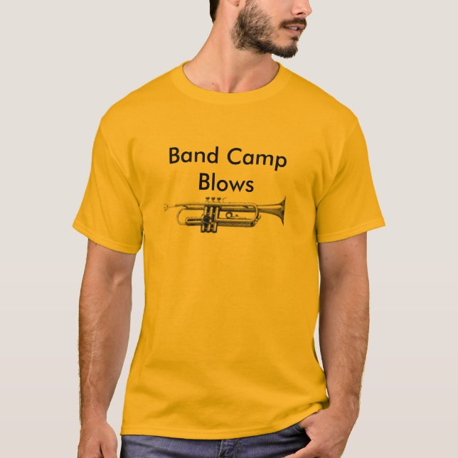T-shirt Coups de camp de bande (Devant)