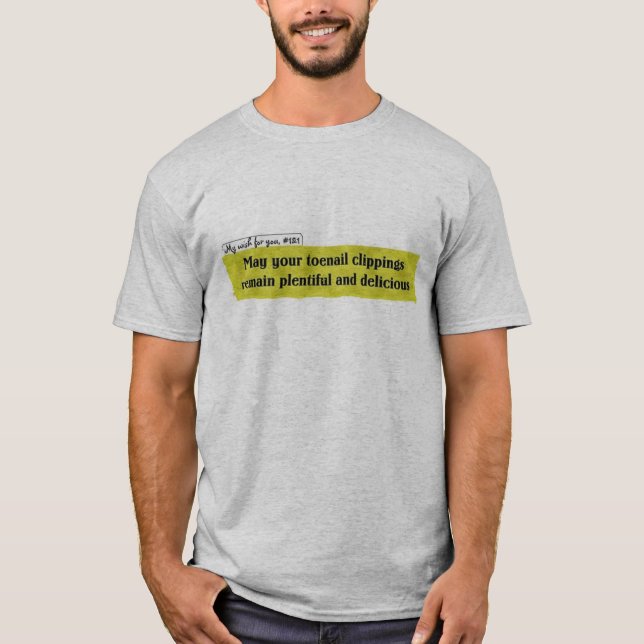 T-shirt coupures d'ongle de pied (Devant)