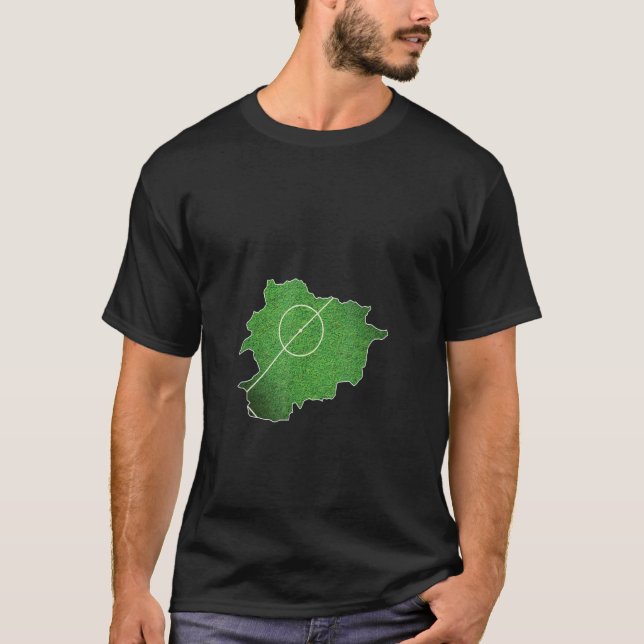 T-shirt Cour de Football d'Andorre (Devant)