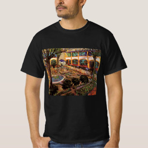 T-shirt Cour de l'hôpital à Arles par Vincent van Gogh