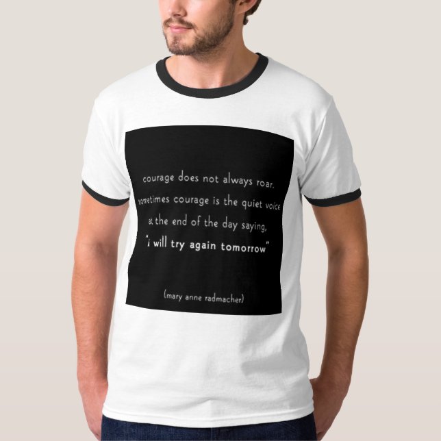 T-shirt courage (Devant)