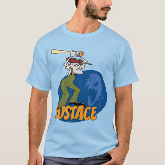 T-shirt Courage du chien lâché | Eustace Graphic