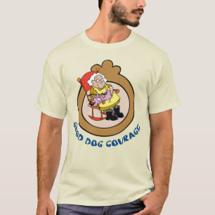T-shirt Courage du chien lâché   Good Dog Courage