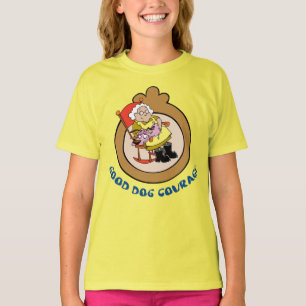 T-shirt Courage du chien lâché   Good Dog Courage