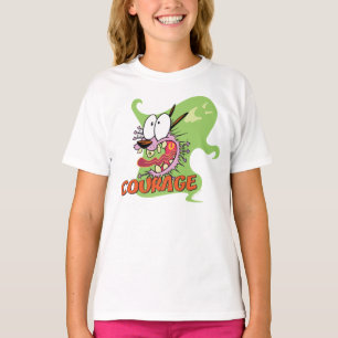 T-shirt Courage du chien lâché Graphique fantôme