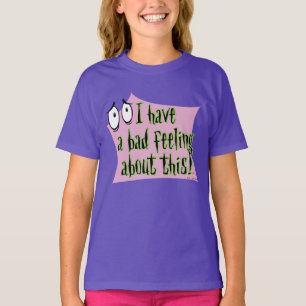 T-shirt Courage du chien lâché Je me sens mal...