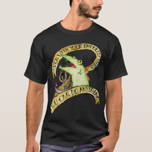 T-shirt Courage Le Chien Couard Inspirant Baignoire Poisso